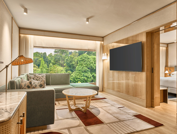 One-Bedroom Suite Living