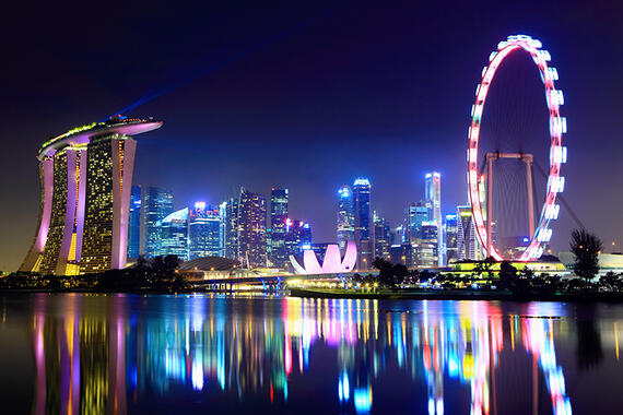 A revolutionary flight on the Singapore Flyer
